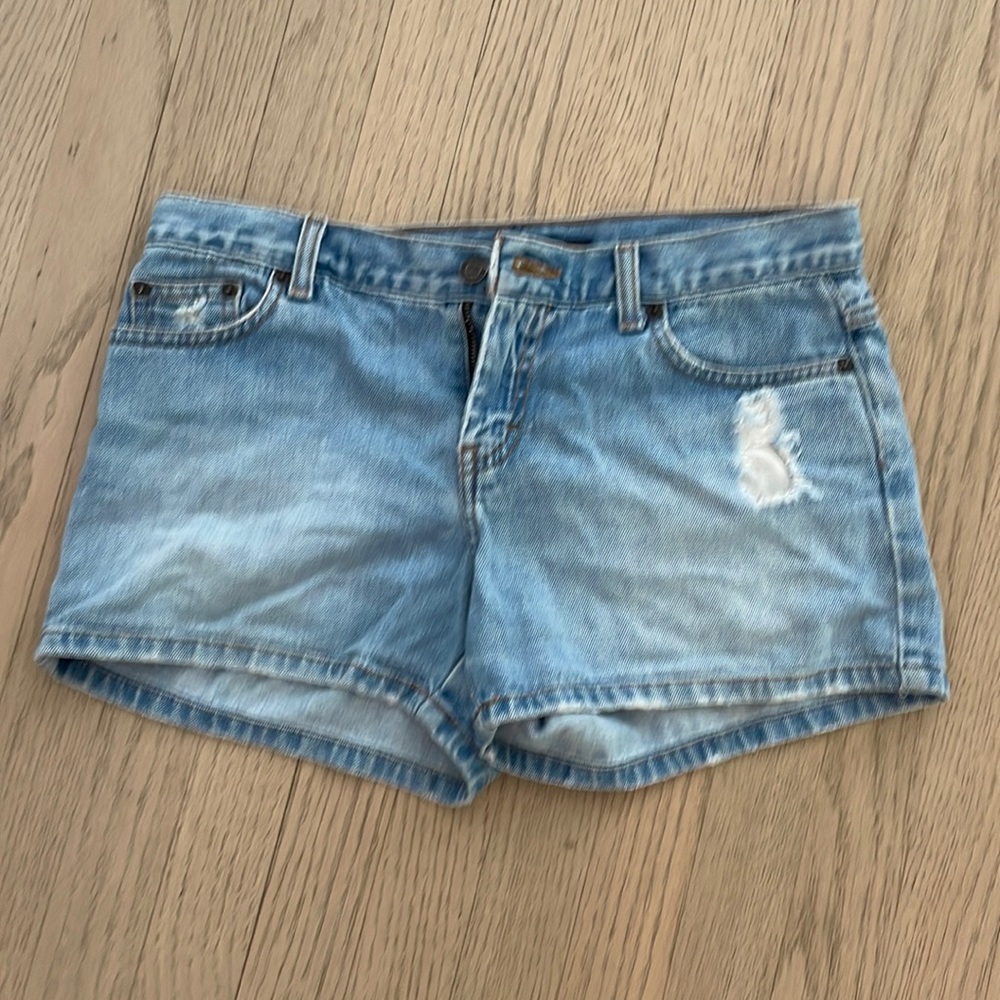 American Eagle jean shorts.